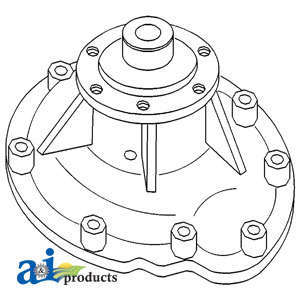 3136217R92 3136217R1 Water PUMP for IH 544 644 654 724 744 824 844 523 544 654 