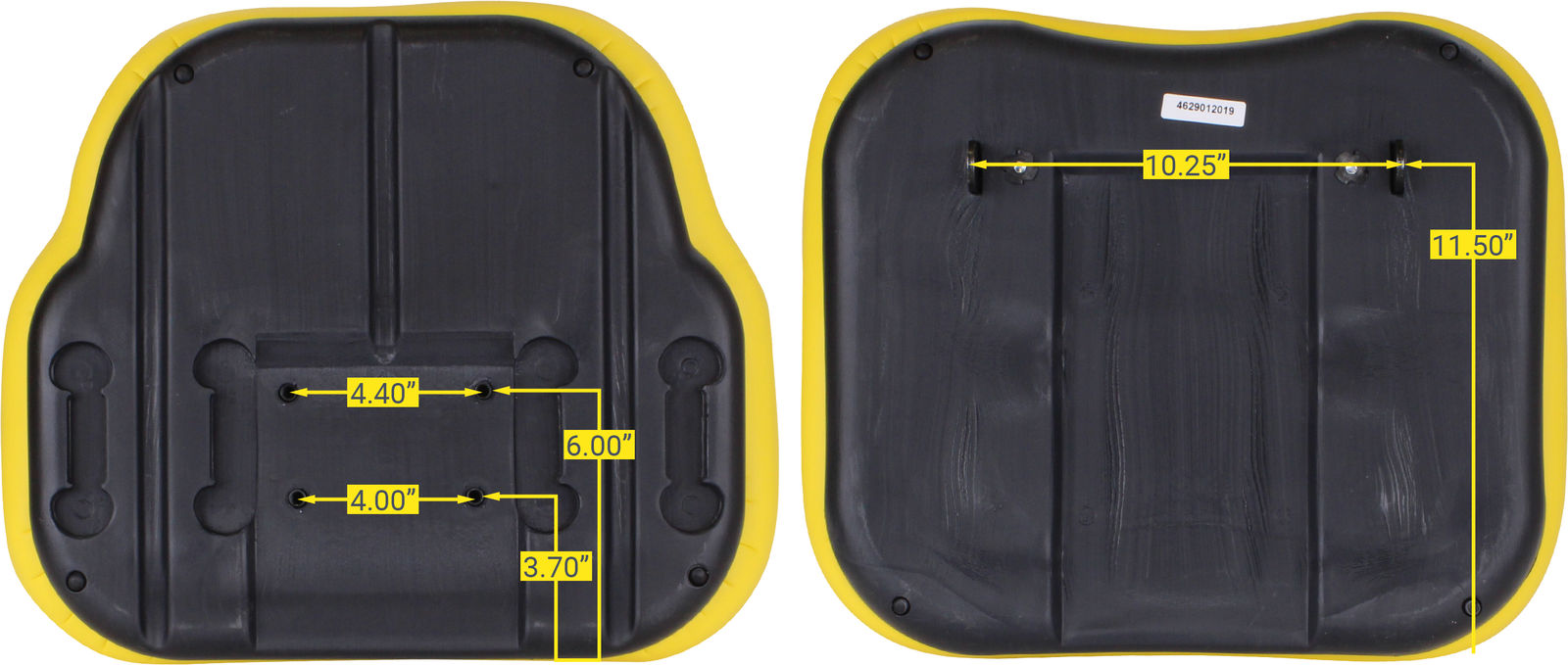 Tractor Seat Cushion Kit Backrest & Bottom Fits John Deere Fits Ford and  More