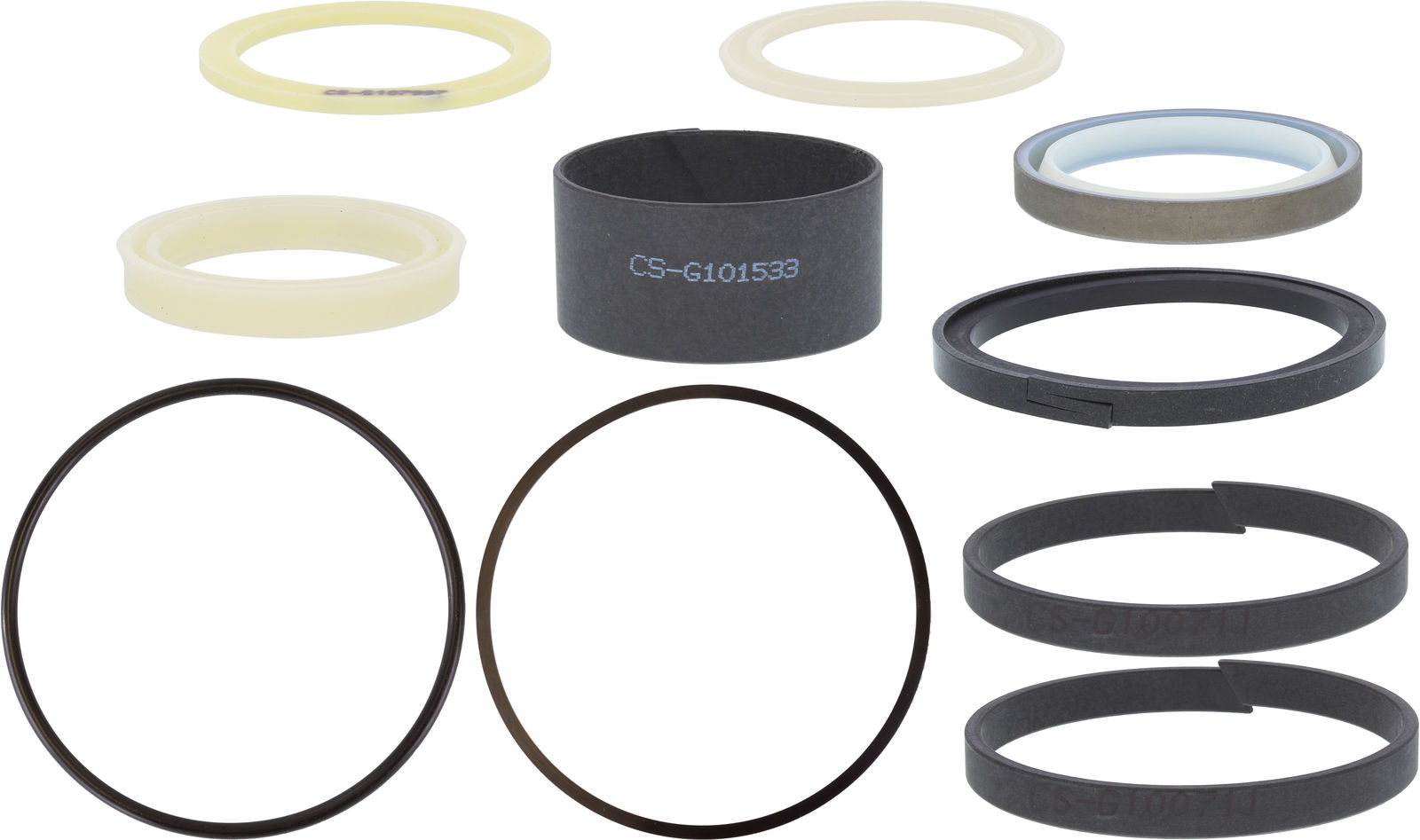 thumbnail image 2 of TORNADO Heavy Equipment Hydraulic Cylinder Seal Kit – Replaces Case 1543294C1, G109504 2 of 6