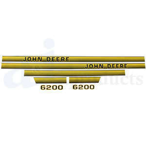Decal JD6200 fits John Deere 6200