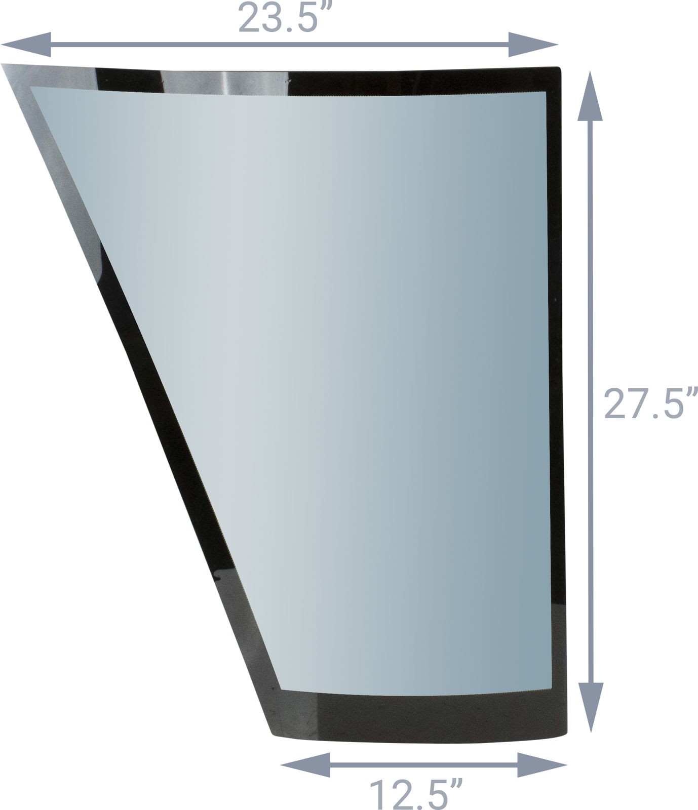 Lower Right Window Glass R93147 fits John Deere 4050 4055 4250 4255 4450  4455 4555 4560 4650 4755 4760 4850 4955 4960