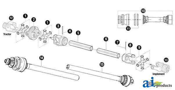 ast.様　36着セット Yoke 66870BH fits Bush Hog 13710 13715 2610 2610L 2614 2615