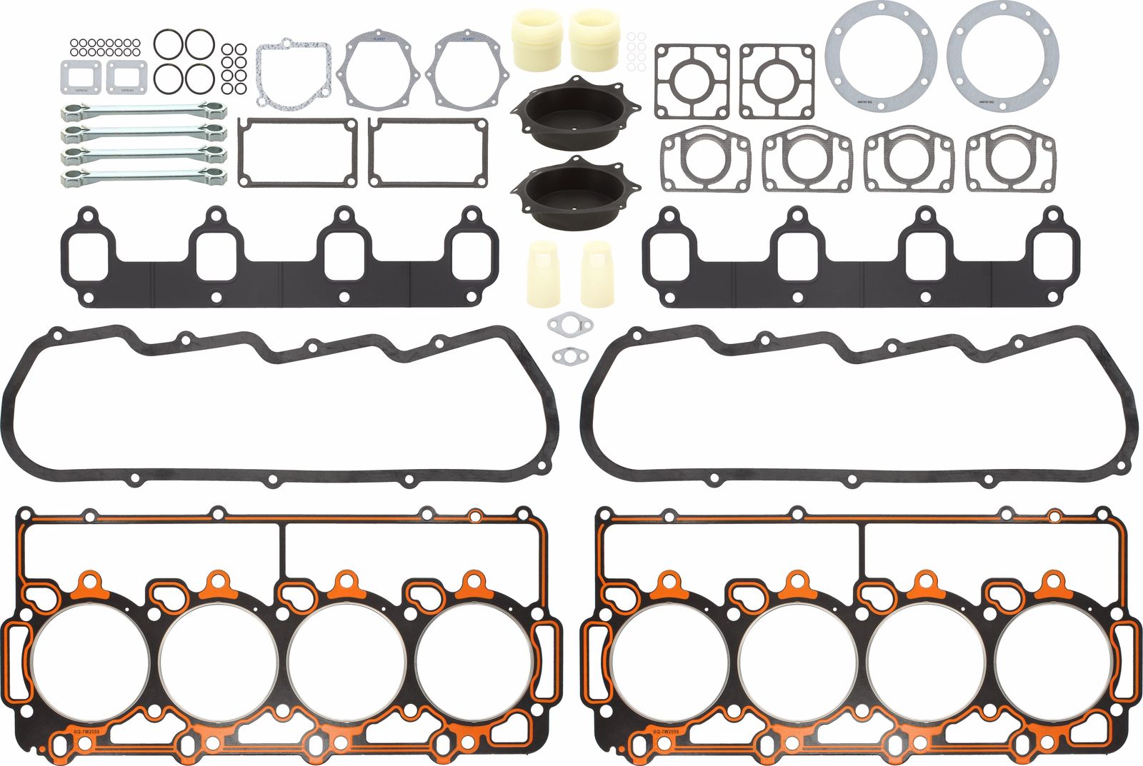 キッド ① Multiple Cylinder Head Gasket Kit 2348001 fits Caterpillar