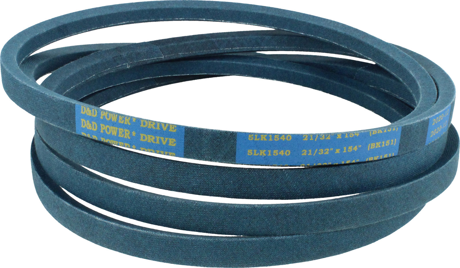 A-54 V-Belt - 1/2x56 Inch, Polyester Cord, For Power Drive & Industrial Use