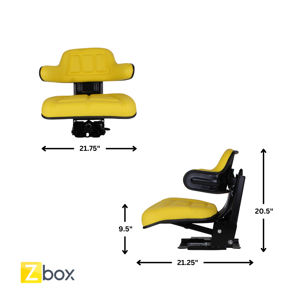DIESEL 椅子 Wrap Around Seat ZB2278819 Replaces TY24763 fits John Deere